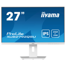 68.5cm / 27'' (2560x1440) Iiyama XUB2792QSU-W5 27W LCD Business WQHD 5ms HDMI DP 2x USB IPS Speaker QHD White