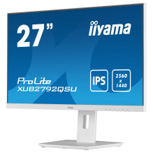 68.5cm / 27'' (2560x1440) Iiyama XUB2792QSU-W5 27W LCD Business WQHD 5ms HDMI DP 2x USB IPS Speaker QHD White