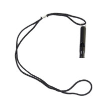 Survival whistle, aluminium , black Survival whistle, aluminium , black