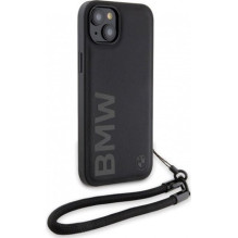 BMW firminis odinis iPhone 15 / 14 / 13 laidas su užrašu, juodas