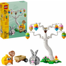 LEGO 40808 Velykų zuikučio ir viščiuko kiaušinių medžioklė
