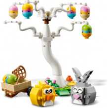 LEGO 40808 Velykų zuikučio ir viščiuko kiaušinių medžioklė