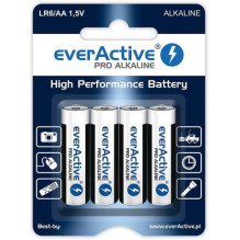 „Everactive LR64BLPA“ įkraunamos šarminės „Pro“ LR6 / AA 1,5 V baterijos, 4 vnt.