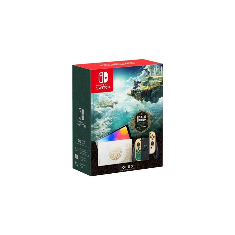 Nintendo Switch OLED Model Zelda: Tears of the Kingdom Limited Edition Gold / White EU