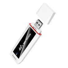 Mobilusis maršrutizatorius 4G LTE WiFi 6 USB A Hoco HI43 juodas ir baltas Mobilusis maršrutizatorius 4G LTE WiFi 6 USB A Hoco HI43 juodas ir baltas