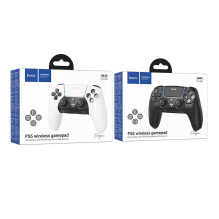 Belaidis žaidimų pultas PS5, suderinamas su PS5 / PS4 žaidimais, Hoco GA32, baltas Belaidis žaidimų pultas PS5, suderinamas su PS5 / PS4 žaidimais, Hoco GA32, baltas