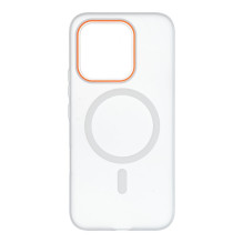 Case for Honor 600 Lite Go Orange compatible with MagSafe transparent Case for Honor 600 Lite Go Orange compatible with MagSafe transparent