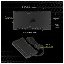 Corsair iCUE COMMANDER CORE XT - Fan LED Controller Corsair iCUE COMMANDER CORE XT - Fan LED Controller