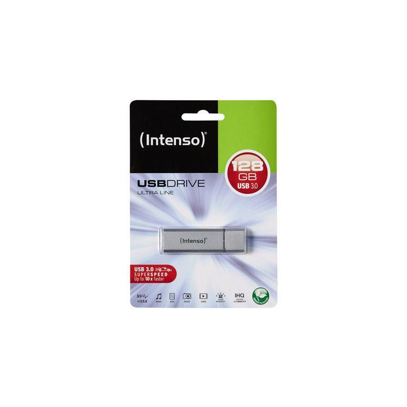 Intenso Ultra Line 128GB USB3 Up to 35 / 20MBs Aluminium