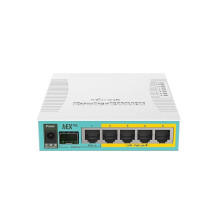 Mikrotik hEX PoE laidinis maršrutizatorius, baltas Mikrotik hEX PoE laidinis maršrutizatorius, baltas