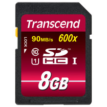 Transcend TS8GSDHC10U1 memory card Transcend TS8GSDHC10U1 memory card