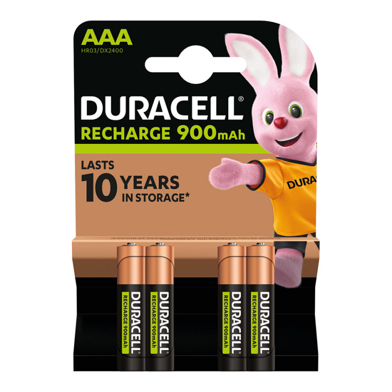 Duracell StayCharged AAA baterijos (4 vnt.)