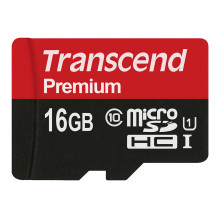 Transcend 16GB microSDHC Class 10 UHS-I Transcend 16GB microSDHC Class 10 UHS-I