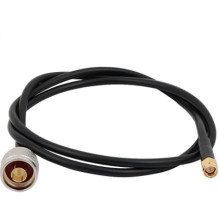 Poynting Antennas accessory cable A-CAB-147 3m HDF195 N (M) to SMA (M) white nickel coated