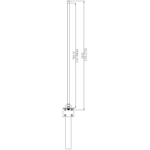 ALLNET antena 868MHz 7.3dbi antena (N tipo kištukas) visakryptė / daugiaspindulė ANT-868-7.3dbi-OMNI LORA HELIUM IoT ALLNET antena 868MHz 7.3dbi antena (N tipo kištukas) visakryptė / daugiaspindulė ANT-868-7.3dbi-OMNI LORA HELIUM IoT
