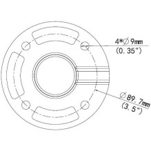 ALLNET Pendant mount / Ceiling mount for ALL-CAM2498-LEP ALLNET Pendant mount / Ceiling mount for ALL-CAM2498-LEP