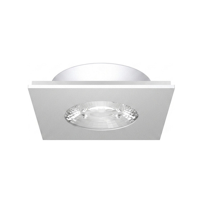 Synergy 21 LED recessed ceiling spotlight Helios white, square, warm white