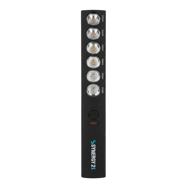 Synergy 21 LED demo stick with color temperature index KELVIN tester