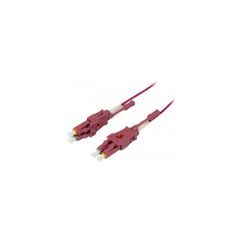 Synergy21 fiber optic patch cable, 3m, LC-LC, 50/125µm, OM4, Uniboot (rotatable), Push/Pull, OD 2mm