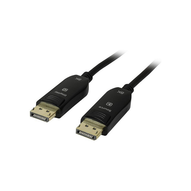 Synergy21 Video Cable DisplayPort 2.0, ST / ST, 20m, AOC (Active Optical Cable), UHD 8K*4K 7680×4320@60Hz