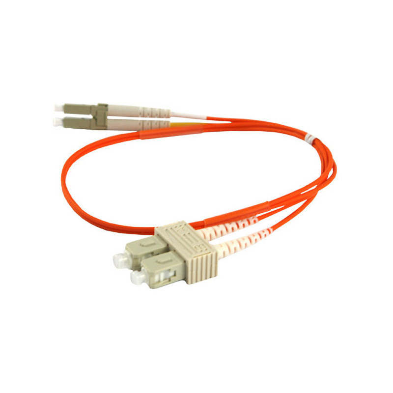 Synergy21 fiber optic 2-fiber patch kit. 1.0mtr.LC-SC, 50 / 125um,OM2, AD 3mm,