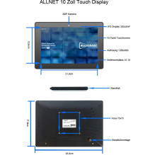 ALLNET Touch Display Tablet 12 inch PoE with 8GB / 64GB RK3568 Android 13,PrimeOne-120