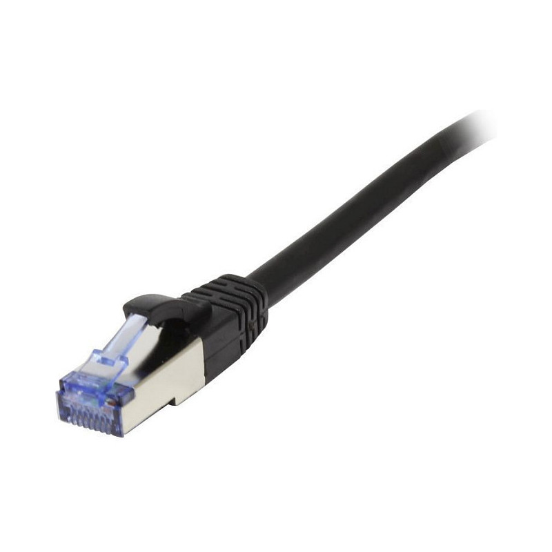 „Synergy21“ RJ45 jungiamasis kabelis, CAT6A 500MHz, 15 m, juodas, S-STP (S/FTP), testuotas komponentais (GHMT sertifikuo