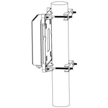 Z ALLNET Switch unmanaged outdoor 3 Port Gigabit 100W e.g. Mast mounting / pole mount kit