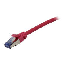 „Synergy21“ jungiamasis kabelis RJ45, CAT6A 500 MHz, 7,5 m, rožinis, S-STP (S / FTP), testuotas komponentais (GHMT serti