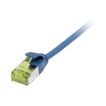 „Synergy21“ jungiamasis kabelis RJ45, CAT6A 500Mhz, 10m, mėlynas, U / FTP, plonas apvalus d 3,8 mm, TPE / LSZH (Superfle