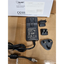 Z ALLNET Replacement Power Supply 12V / 5A EU Type Black with Adapter EU, US, UK HTT with Binder 711 M9