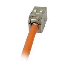 „Synergy21 Keystone“ modulis, TP lizdas (RJ45), CAT6A, 500MHz, trumpas, su kabelio spaustuku