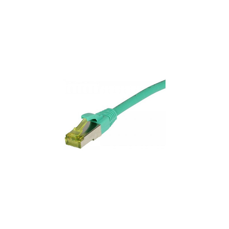 „Synergy21“ jungiamasis kabelis RJ45, CAT6A 500Mhz, 0,25 m, žalias, S-STP(S / FTP), TPE / LSZH(Ultraflex), AWG26, su CAT
