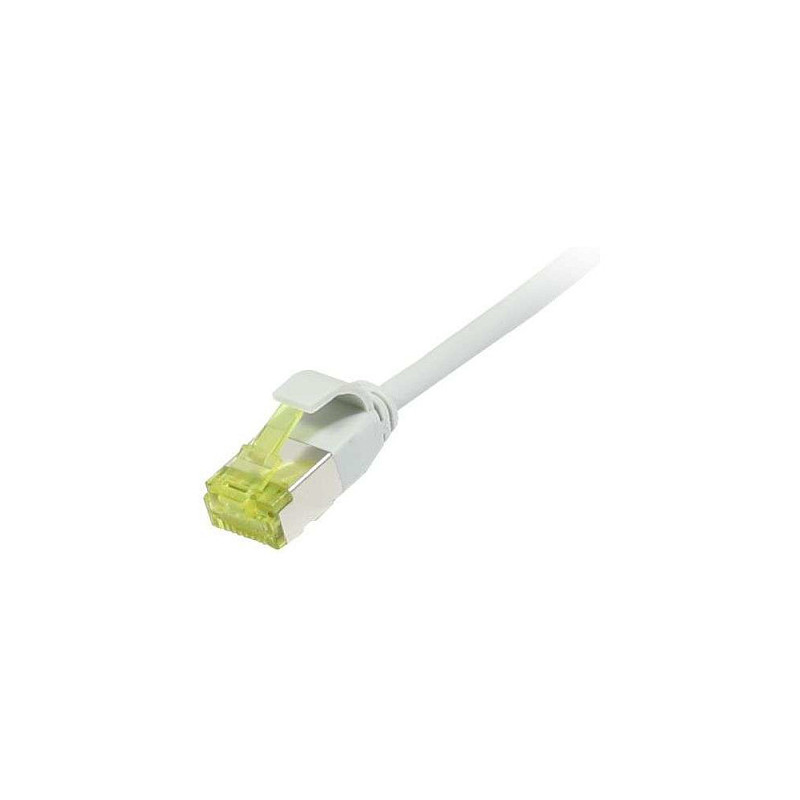 „Synergy21“ jungiamasis kabelis RJ45, CAT6A 500Mhz, 10 m, pilkas, U / FTP, plonas apvalus skersmuo 3,8 mm, TPE / LSZH (S