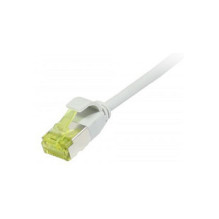 Synergy21 patch cable RJ45, CAT6A 500Mhz, 1.0m, gray, U / FTP, slimline round d 3.8mm, TPE / LSZH (Superflex), AWG32, wi