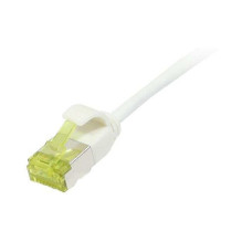 „Synergy21“ jungiamasis kabelis RJ45, CAT6A 500Mhz, 0,15 m, baltas, U / FTP, plonas apvalus skersmuo 3,8 mm, TPE / LSZH 