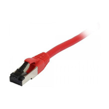 „Synergy21“ jungiamasis kabelis RJ45, CAT8.1 2000 MHz, 3 m, raudonas, S-STP(S / FTP), TPE(Ultra SuperFlex), AWG26,