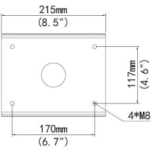 ALLNET Polemount / Mast Holder for ALL-CAM2498-LEP ALLNET Polemount / Mast Holder for ALL-CAM2498-LEP