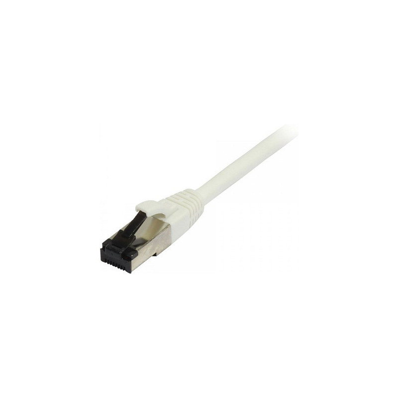 „Synergy21“ jungiamasis kabelis RJ45, CAT8.1 2000 MHz, 1,0 m, baltas, S-STP(S / FTP), TPE(Ultra SuperFlex), AWG26,
