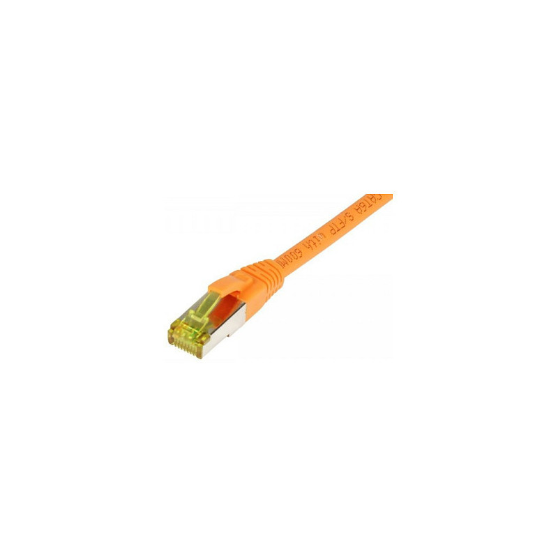 „Synergy21“ jungiamasis kabelis RJ45, CAT6A 500Mhz, 15 m, oranžinis, S-STP(S / FTP), TPE / LSZH(Ultraflex), AWG26, su CA