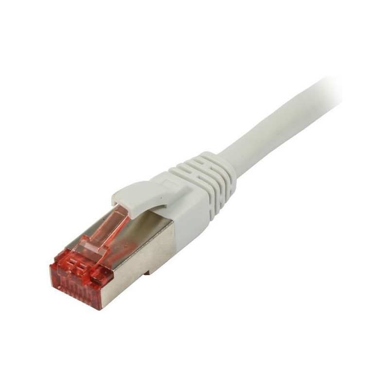 „Synergy21“ jungiamasis kabelis RJ45, CAT6 250 MHz, 1,0 m pilkas, S-STP(S / FTP), TPE / LSZH(Superflex),,