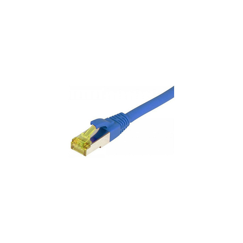 „Synergy21“ jungiamasis kabelis RJ45, CAT6A 500Mhz, 2 m, mėlynas, S-STP(S / FTP), TPE / LSZH(Ultraflex), AWG26, su CAT7 