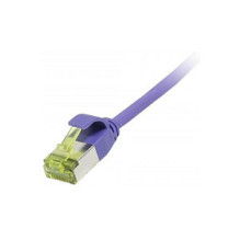 „Synergy21“ jungiamasis kabelis RJ45, CAT6A 500Mhz, 7,5 m, violetinis, U / FTP, plonas apvalus skersmuo 3,8 mm, TPE / LS