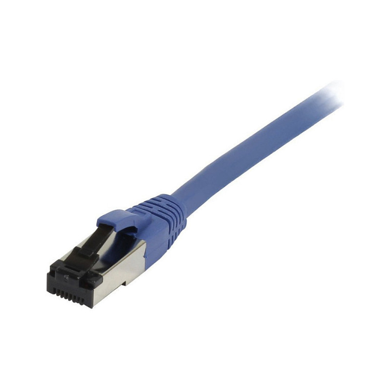 „Synergy21“ jungiamasis kabelis RJ45, CAT8.1 2000 MHz, 2 m, mėlynas, S-STP(S / FTP), TPE / LSZH(SuperFlex), AWG26,