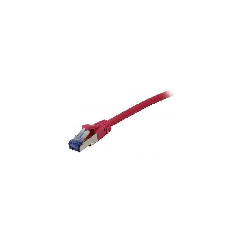 „Synergy21“ jungiamasis kabelis RJ45, CAT6A 500Mhz, 1,5 m, rožinis, S-STP (S / FTP), testuotas komponentais (GHMT sertif