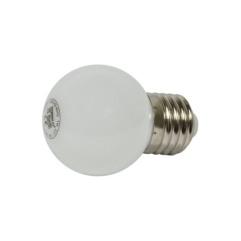 Synergy 21 LED Retrofit E27 Drop Lamp G45 ww 1 Watt for String Lights