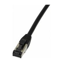 „Synergy21“ RJ45 jungiamasis kabelis, CAT6A 500MHz, 5 m, juodas, S/FTP, plonas apvalus 4,5 mm skersmens, TPE/LSZH (Super