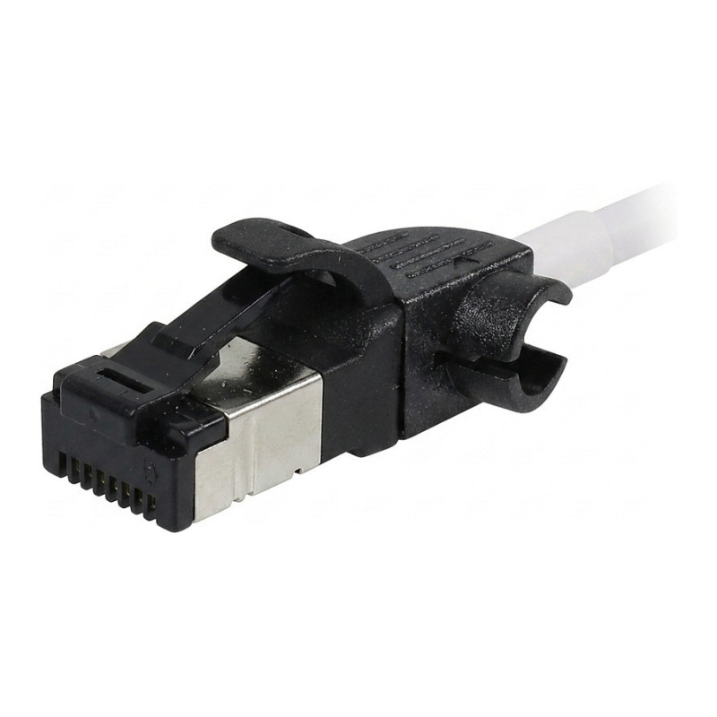 „Synergy21“ RJ45 jungiamasis kabelis, CAT6A 500MHz, 7,5 m, baltas, S/FTP, plonas apvalus 4,5 mm skersmens, TPE/LSZH (Sup