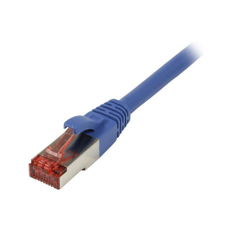 „Synergy21“ jungiamasis kabelis RJ45, CAT6 250Mhz, 0,5 m mėlynas, S-STP(S / FTP), TPE / LSZH(Superflex)