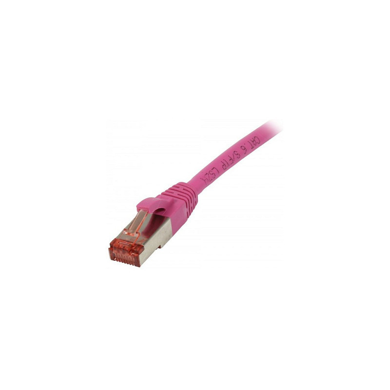 „Synergy21“ jungiamasis kabelis RJ45, CAT6 250Mhz, 2m rausvai raudonas, S-STP(S / FTP), TPE / LSZH(Superflex)